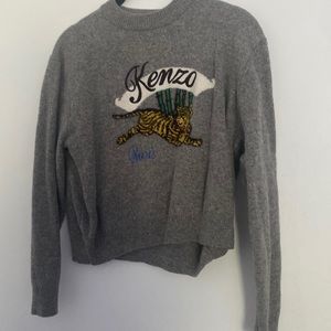 Kenzo cropped pullover sweater